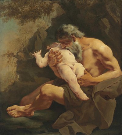 Saturno che divora suo figlio da Giulia Lama