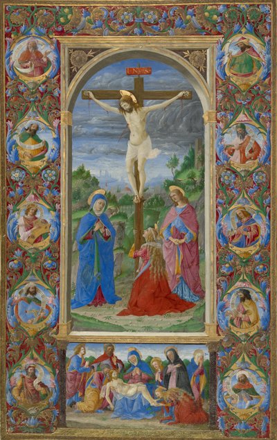 Foglio del Messale di Innocenzo VIII da Giuliano Amadei