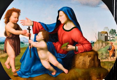 Madonna col Bambino e il giovane Giovanni Battista da Giuliano Bugiardini