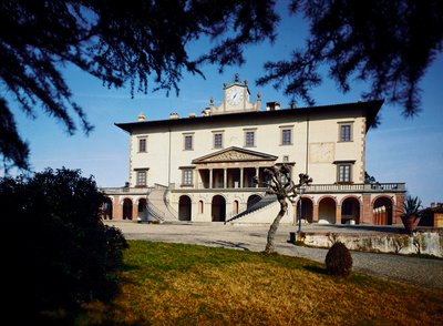 Villa Medici: Vista di Villa Ambra a Poggio a Caiano da Giuliano Giamberti da Sangallo