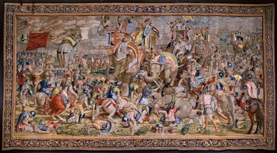 Serie Le gesta di Scipione: La battaglia di Zama da Giulio (after) Romano