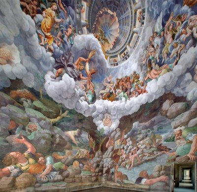 Zeus circondato da altri dei dell