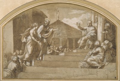 Marta porta Maria Maddalena a Cristo da Giulio (attr. to) Romano