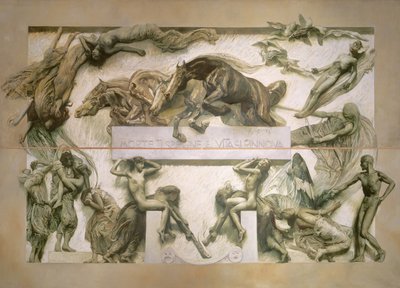 Morte, dal Ciclo della Vita Umana da Giulio Aristide Sartorio