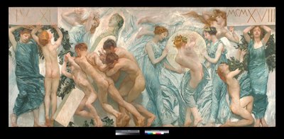 Dittico: la festa (la sagra) da Giulio Aristide Sartorio
