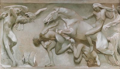 Dalle grandi scoperte, attraverso i secoli bui..., 1906 da Giulio Aristide Sartorio