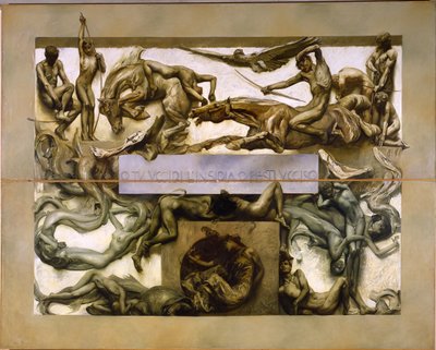 Le Tenebre dal ciclo Il poema della Vita Umana, 1907 da Giulio Aristide Sartorio