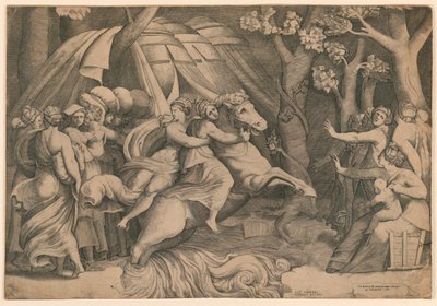 Clelia Attraversa il Tevere da Giulio Bonasone