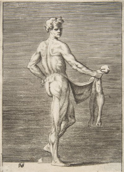 Uomo scuoiato visto da dietro da Giulio Bonasone