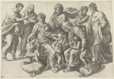 Santa Parentela da Giulio Bonasone