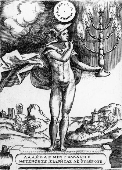 Ermes (incisione) da Giulio Bonasone
