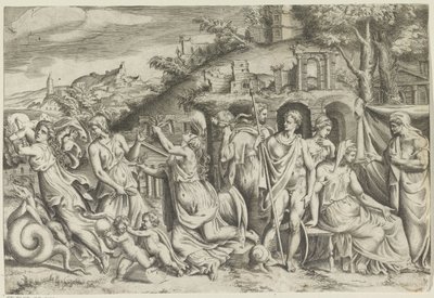 Giasone e Medea da Giulio Bonasone