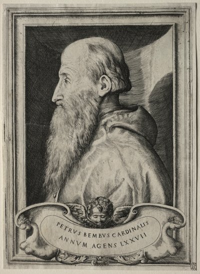 Ritratto del Cardinale Pietro Bembo, 1547 da Giulio Bonasone