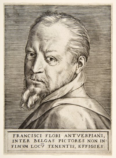 Ritratto di Frans Floris da Giulio Bonasone