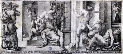 Carità Romana da Giulio Bonasone