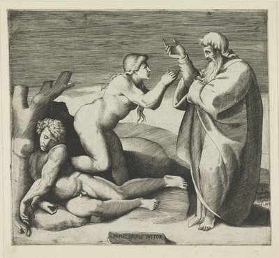 Creazione di Eva da Giulio Bonasone