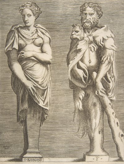 Termini di Ercole e Deianira da Giulio Bonasone