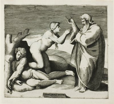 La Creazione di Eva da Giulio Bonasone