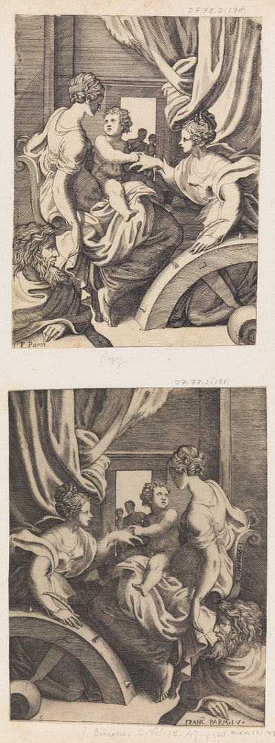 Il Matrimonio Mistico di Santa Caterina da Giulio Bonasone