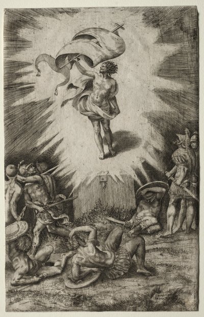 La Resurrezione da Giulio Bonasone