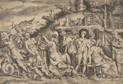 La storia di Giasone e Medea da Giulio Bonasone