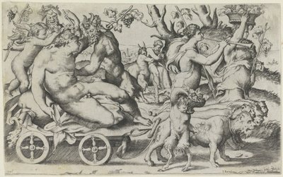 Trionfo di Bacco da Giulio Bonasone