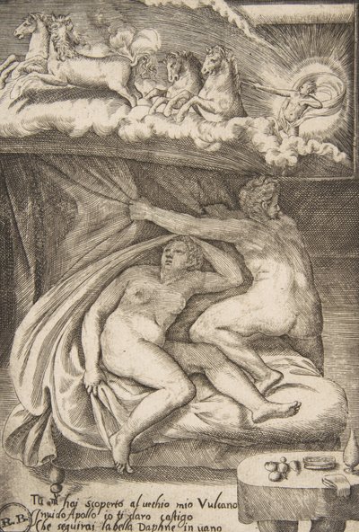 Venere e Marte scoperti da Apollo, da 