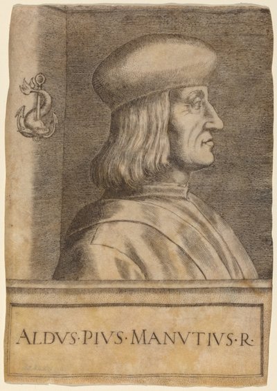 Aldo Pio Manuzio da Giulio Campagnola