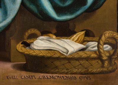 Cappella del SS Sacramento, seconda campata lato nord, Ultima Cena (dettaglio) 1569 da Giulio Campi