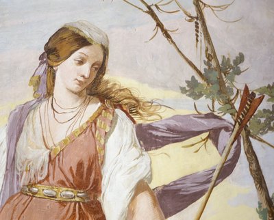Il pastore Silvio ferisce accidentalmente Dorinda e si innamora di lei di Giulio Carpioni da Giulio Carpioni