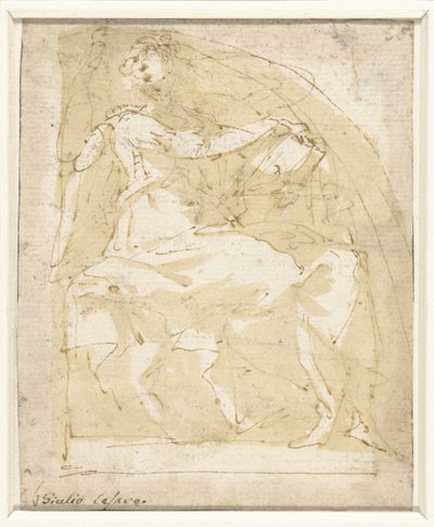 Angelo con un libro da Giulio Cesare Procaccini