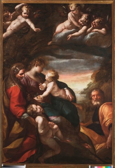 Sacra Famiglia con San Giovanni e Sant