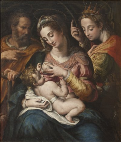 La Sacra Famiglia e Santa Caterina da Giulio Cesare Procaccini