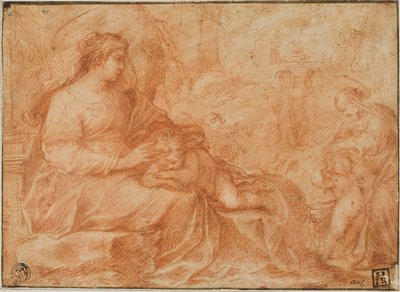 Riposo durante la fuga in Egitto da Giulio Cesare Procaccini