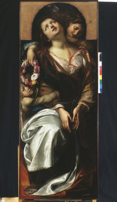 Santa Cecilia con due angeli da Giulio Cesare Procaccini