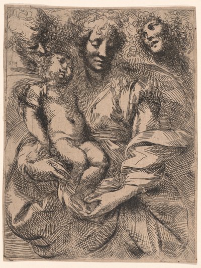 La Sacra Famiglia da Giulio Cesare Procaccini