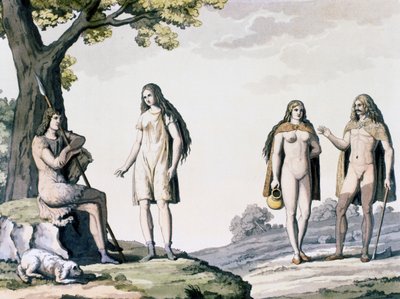 Costumi degli antichi Germani da Giulio Ferrario