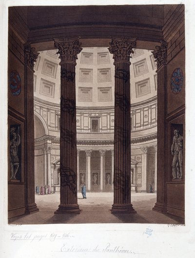 Interno del Pantheon di Roma - Interno del Pantheon di Roma nell