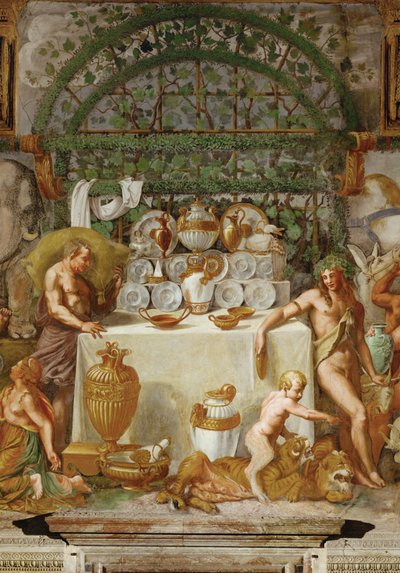 Bacchanalia (fresco) da Giulio Romano