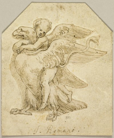 Cupido a cavallo di un