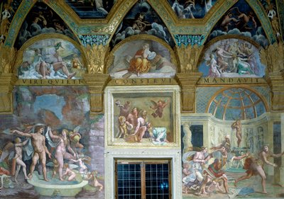 Rappresentazioni degli Amori Divini, Sala di Psiche da Giulio Romano