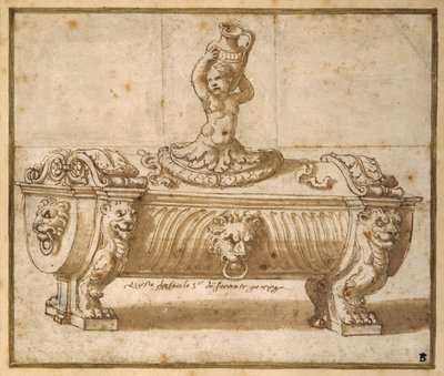 Progetto per una scatola di dolciumi da Giulio Romano
