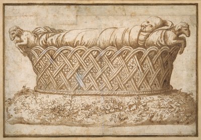 Progetto per la tomba di un bambino da Giulio Romano