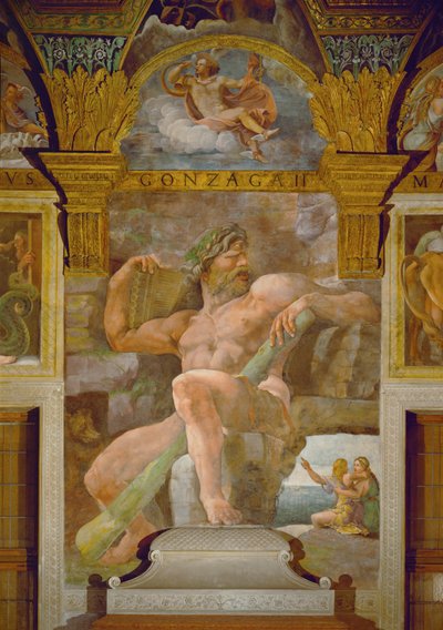 Ercole (affresco) da Giulio Romano