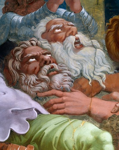 Giganti ribelli puniti da Giove da Giulio Romano