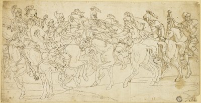 Cavalleria romana in marcia da Giulio Romano