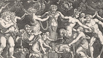 Sacrificio a Priapo, c.1540 da Giulio Romano