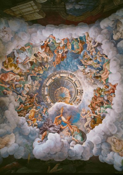La battaglia dei giganti (affresco) da Giulio Romano