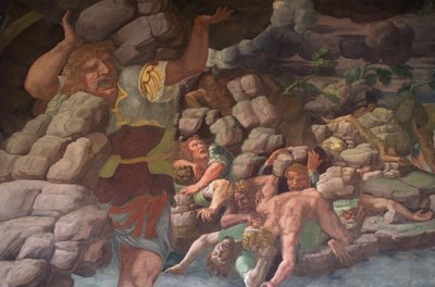 La caduta dei giganti (Sala dei Giganti) da Giulio Romano