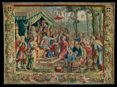 Storia di Scipione: La continenza di Scipione ... da Giulio Romano